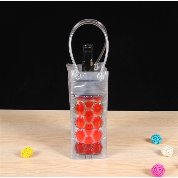 PVC plastic chilled wine bag