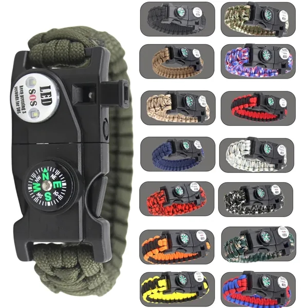 Multi-functional Bracelet Survival Bracelet,Safety Measures