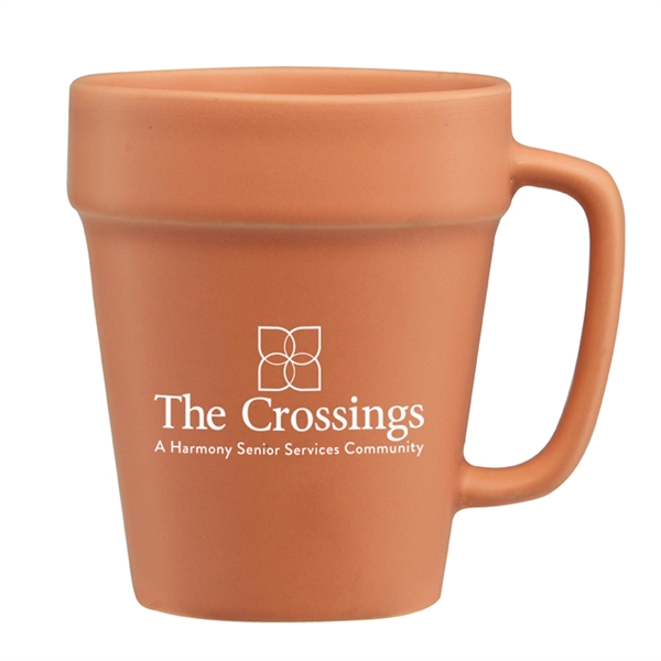 Terra Cotta Flower Pot Mug  Please ask for a shipping quote