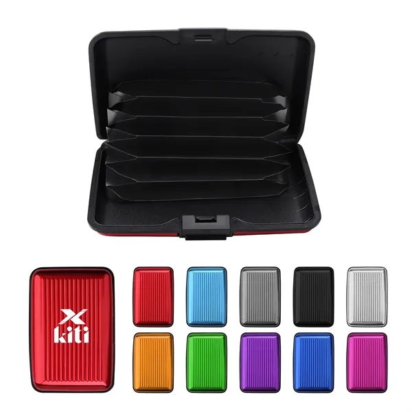 RFID Blocking Credit Card Holder With Snap Closure