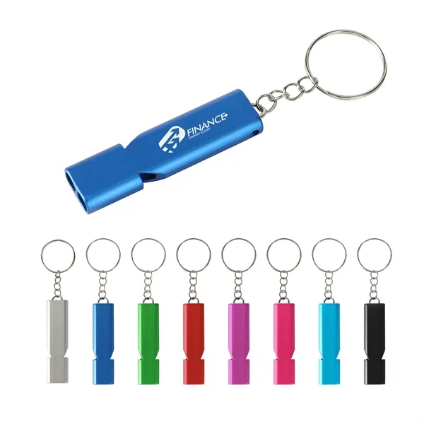 Aluminium Alloy Emergency Double Tube Survival Whistle