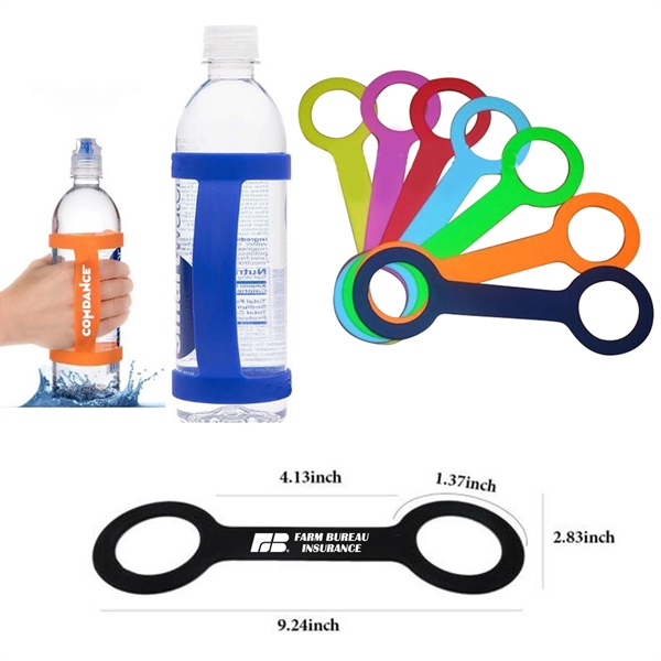 Water Bottle Carrier Grip Band Custom