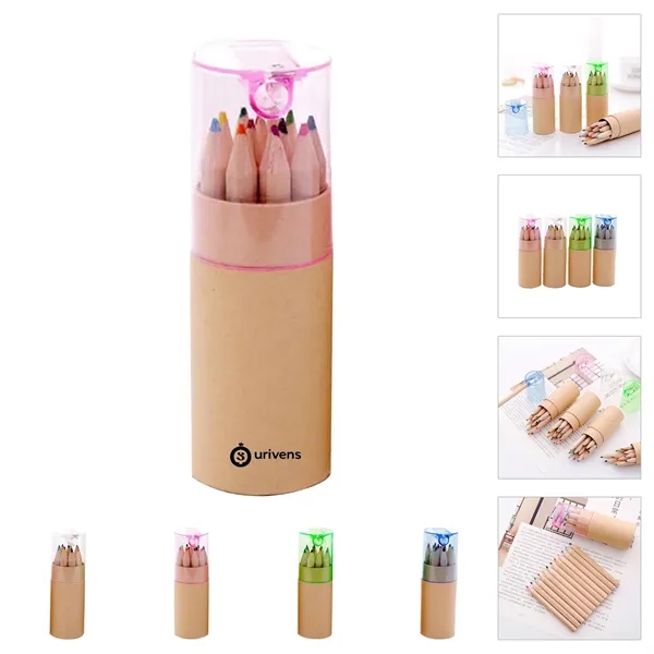 Colored Pencil Set with Sharpener