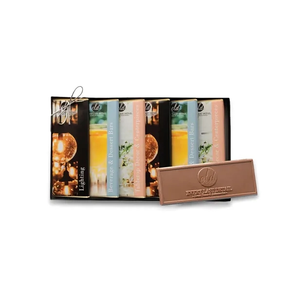 6-Pack Brand Impact Chocolate Wrapper Bar Gift Set