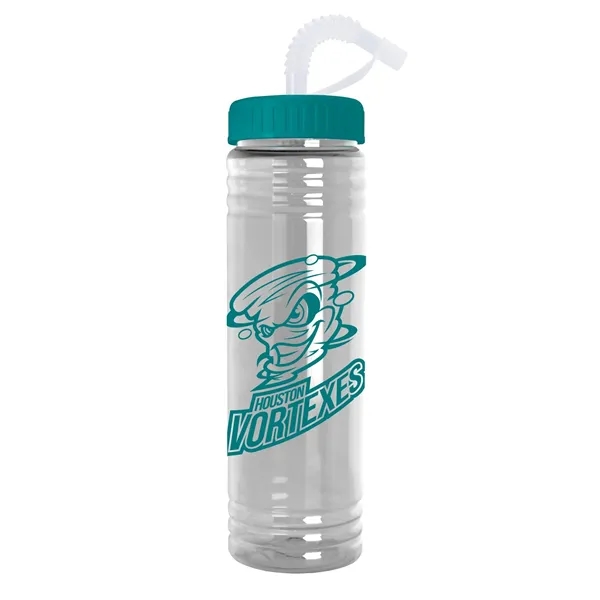 Garyline® Slim Fit Water Bottle With Straw Lid - 24 oz.