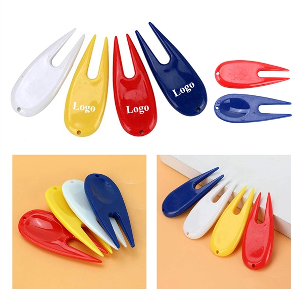 Plastic Divot Tool Golf Ball Marker Pitch Golfer Repair