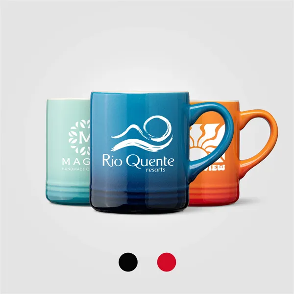 Corin Ceramic Ombre Silhouette Mug - 12oz