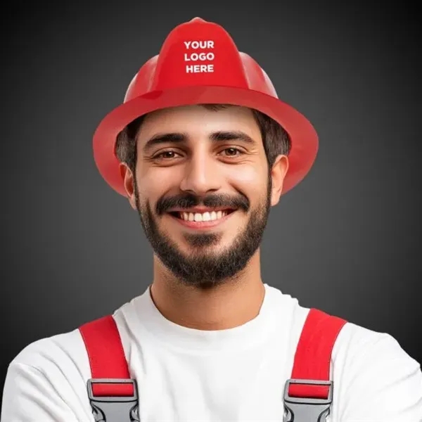 Red Firefighter Fireman's Hat