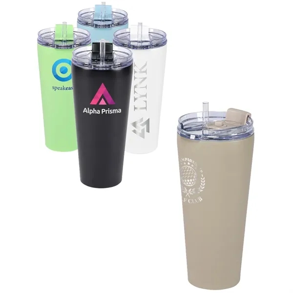 30oz Urban Peak® Cascade Pop-Up Straw Tumbler