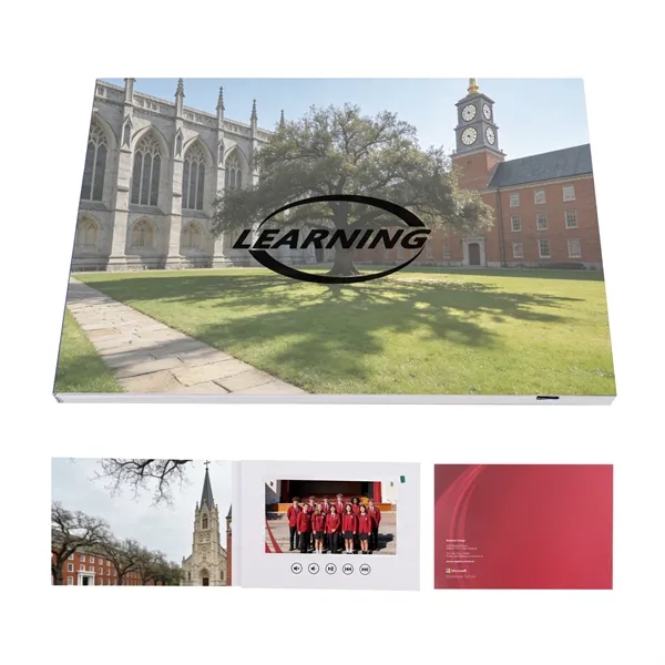 7" Soft Cover LCD Screen Video Brochure Book