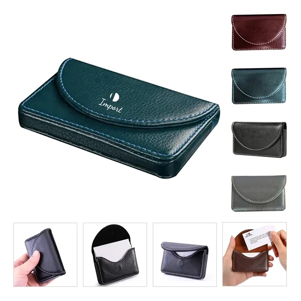 Custom LOGO PU Leather Credit Card ID  Holder