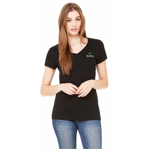 Ladies Bella V-Neck T Shirt