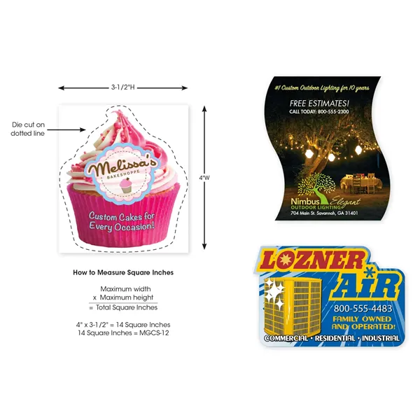 Good Value™ 20 Mil Custom Shaped Magnet 10.01-12 Square I...