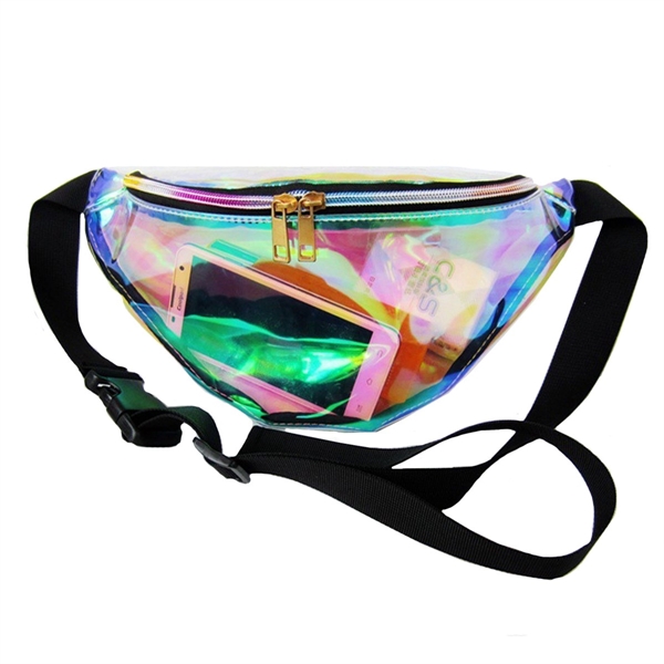 Orita Shiny Waterproof Hologram Waist Bag  Fanny Pack