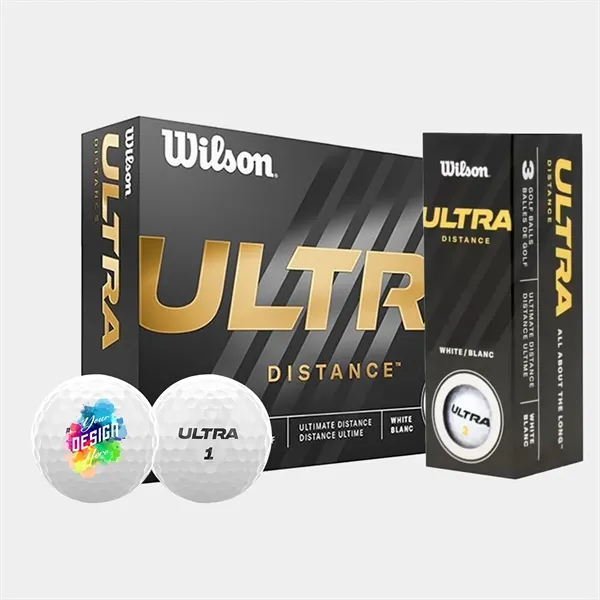 Wilson Ultra Ultimate Distance Golf Ball with Custom Imprint