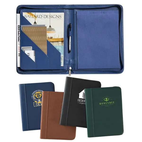 Madison Zippered Padfolio - Organizer (3 Colors)
