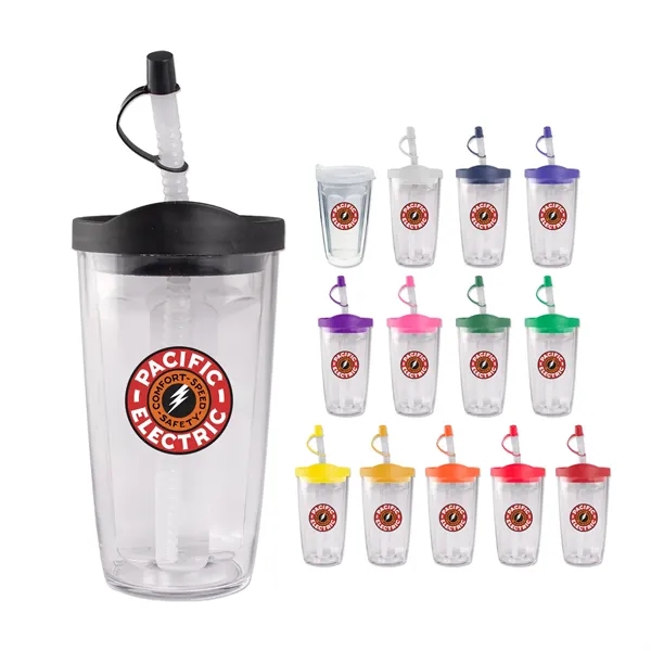 16 Oz Thermal Dual Walled Travel Tumbler