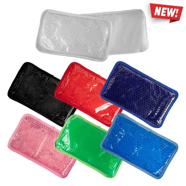 Rectangle Plush Gel Beads Hot/Cold Pack