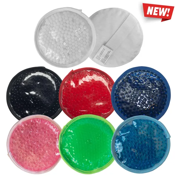 Circle Plush Gel Beads Hot/Cold Pack