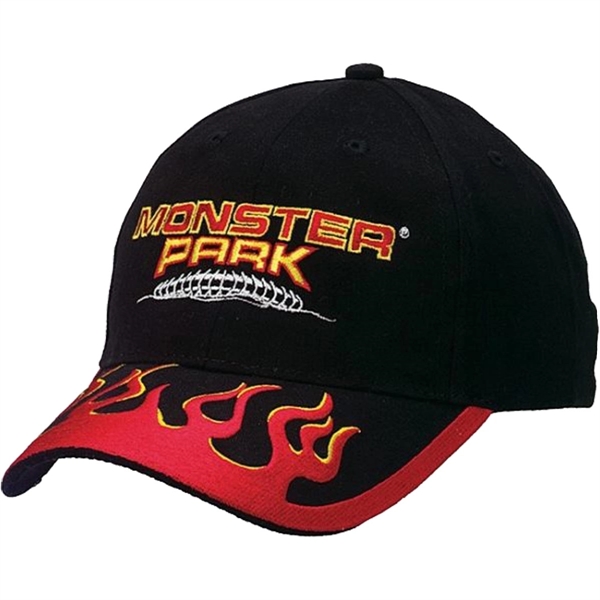 Flame Structrued Brushed Cotton Twill Cap