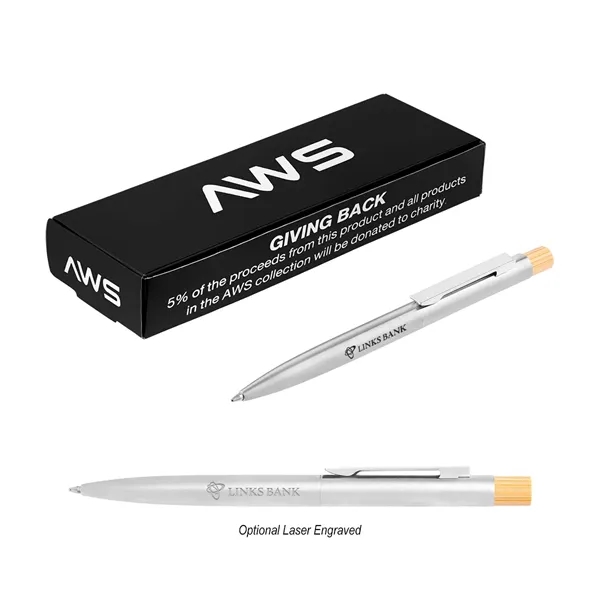 AWS Recycled Stainless Steel Pen