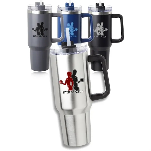40 oz. Alps Stainless Steel Travel Mug with Handle