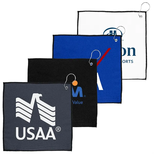 ProWaffle 12x12 rPET Golf Towel
