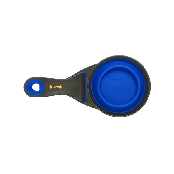 Collapsible Pet Food Scoop & Clip