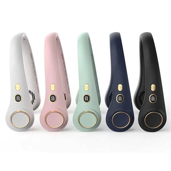 Portable Bladeless Neck Fans With 5 Speeds Levels