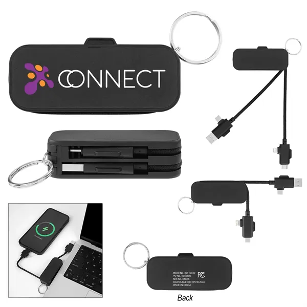60W Fast Charging Cable Keyring
