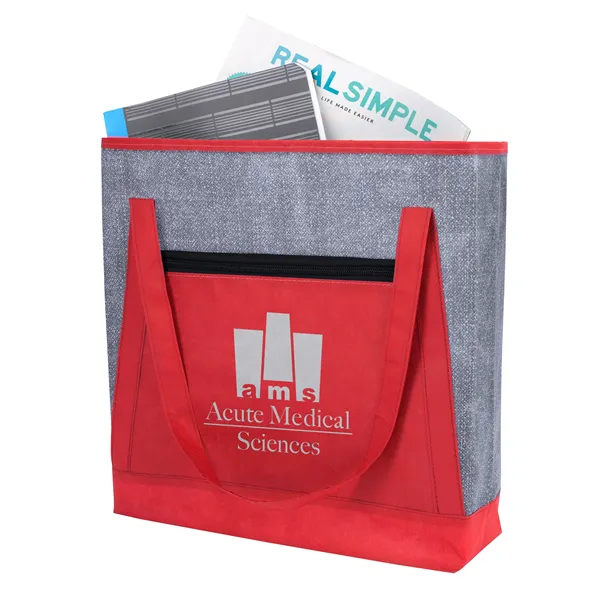 Good Value™ Heathered RPET Non-Woven Tote