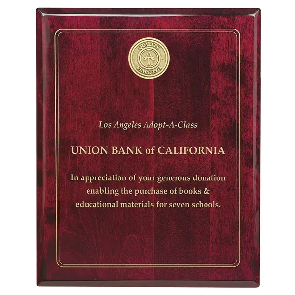 JAFFA® Rosewood Plaque - 8" x 10"