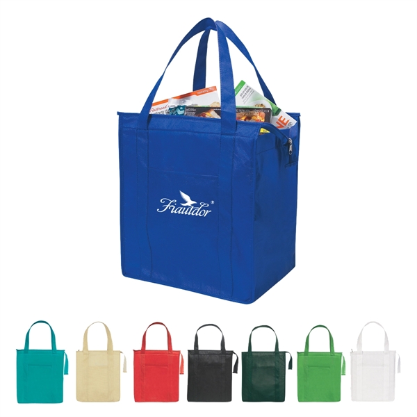 NON-WOVEN INSULATED SHOPPER TOTE BAG