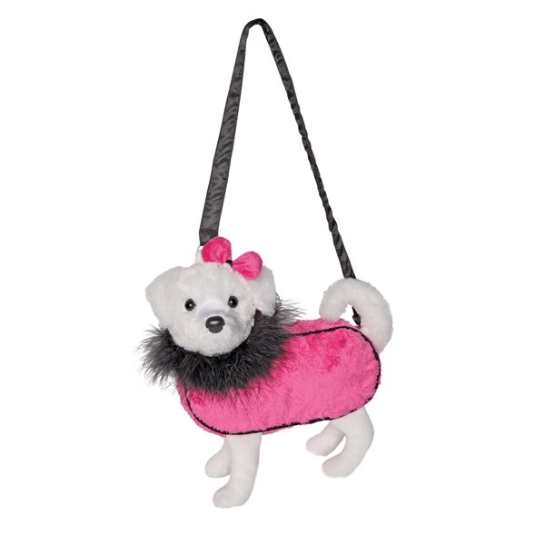 Mischa Furry Couture Plush Dog Purse