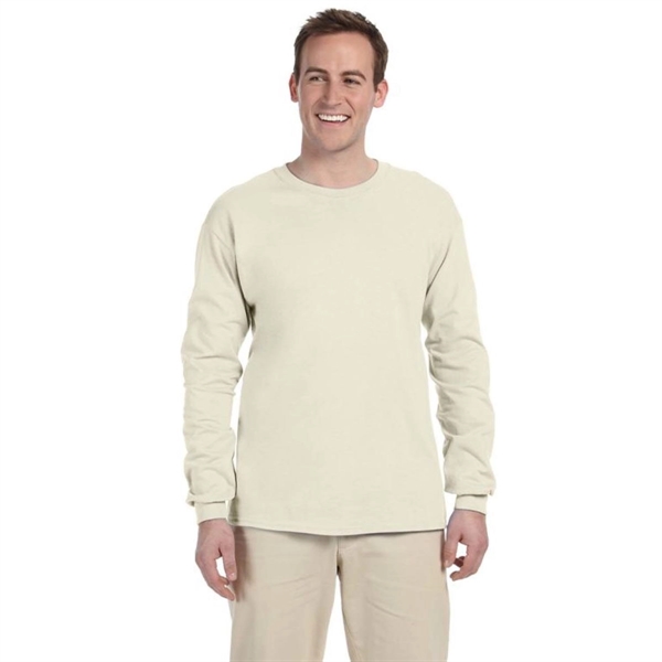 Gildan Ultra Cotton Long Sleeve Tee - White/Neutral