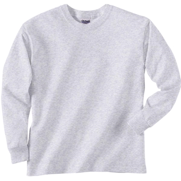 Gildan Youth Ultra Cotton Long Sleeve Tee - Light/Heather