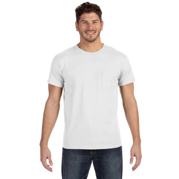Hanes 4.5 oz. 100% Ringspun Cotton Nano T-Shirt with Pocket