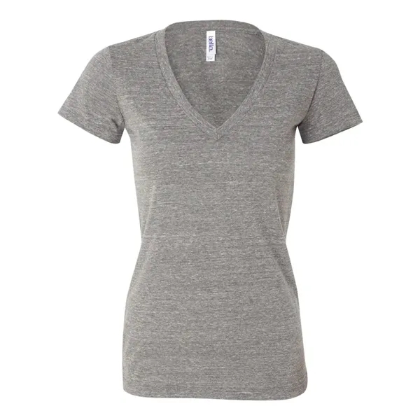 BELLA + CANVAS Women's Triblend Deep V-Neck Tee