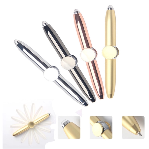 SMOOTHER Fidget Spinner Pen with LED Light