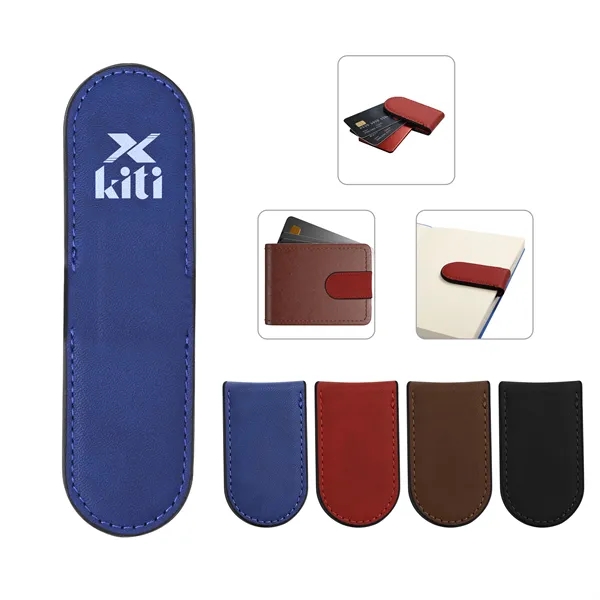 PU Leather Strong Magnetic Money Clip