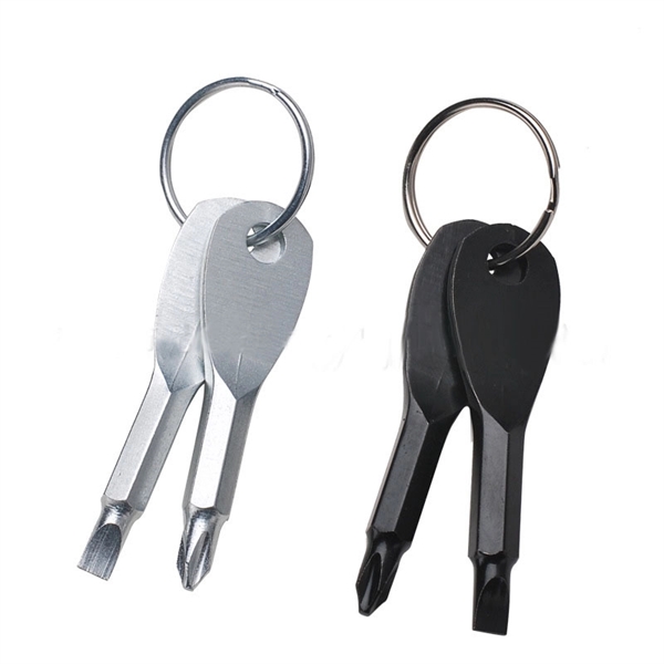 Reversible Screwdriver Keychain