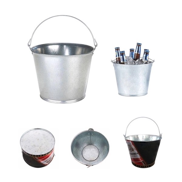 5 QT Galvanized Metal Bucket