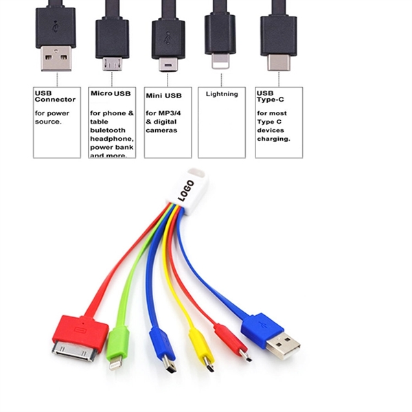 4 in 1 Multiple USB Charging Cable