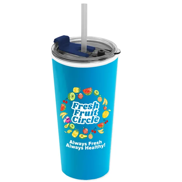 Garyline® Roadmaster Travel Tumbler with 2-in-1 Lid with ...