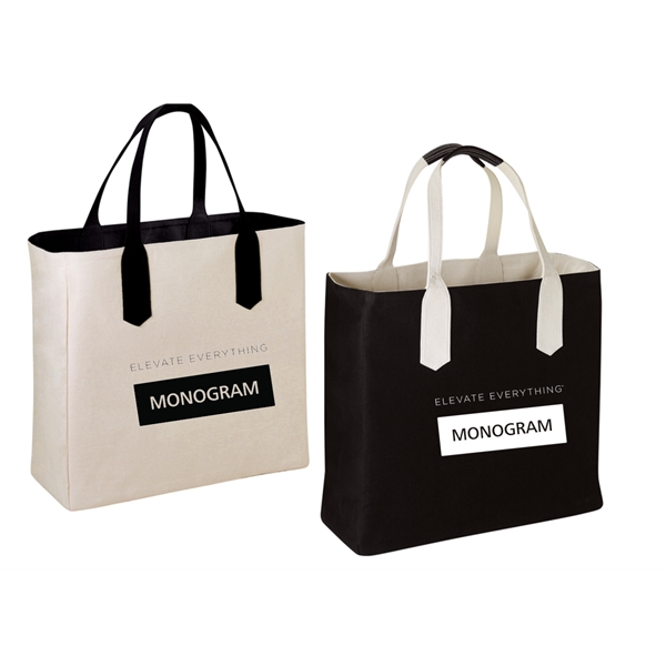 Brookson Bay Solid Tote with Contrast Handles