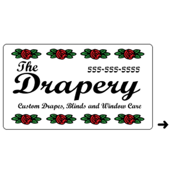 2" x 3.5" Rectangle Roll Label