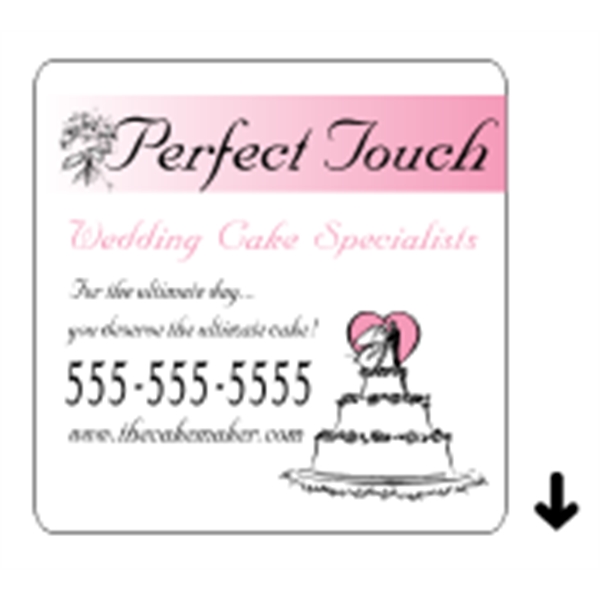 3" x 3" Square Roll Label