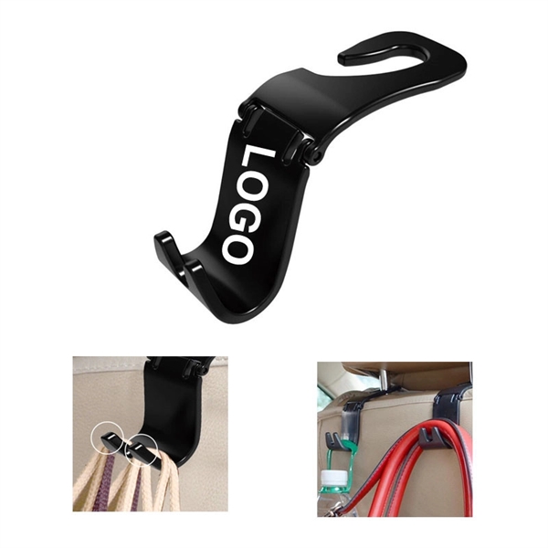 Car Seat Back Headrest 22lbs Two-Head Hanger