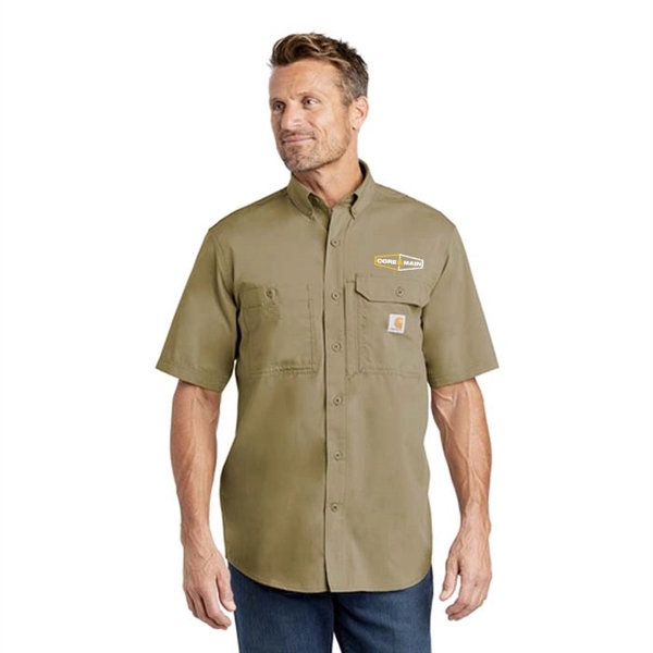 Carhartt Force Ridgefield Solid Short Sleeve Shirt.