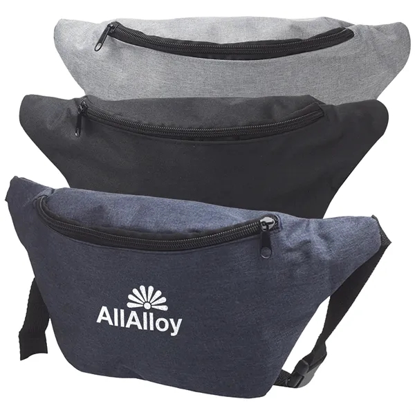 Travel Fanny Pack w/ Zippered Compartment & Buckle Closure